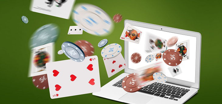 Collage diverser Glücksspielarten