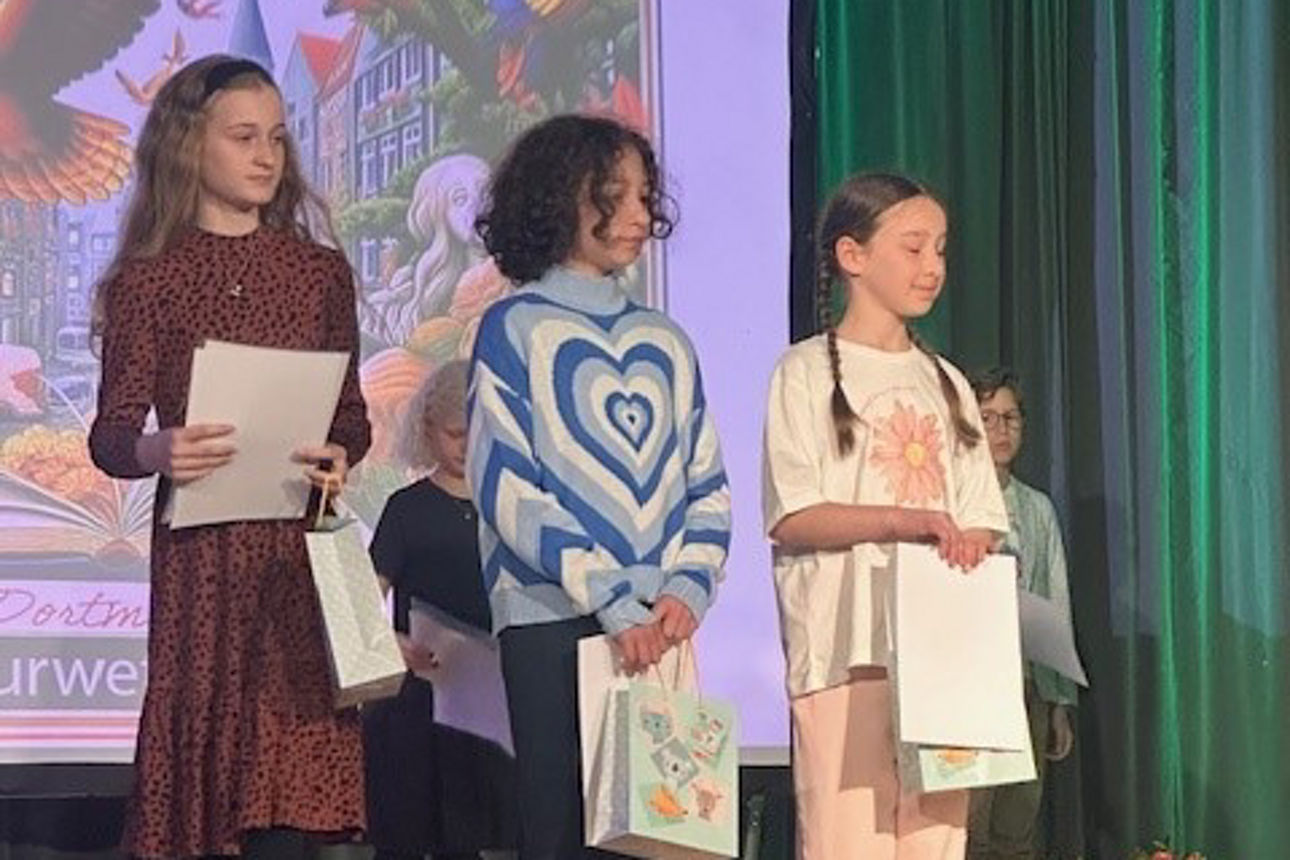 Drei Teilnehmerinnen werden geehrt