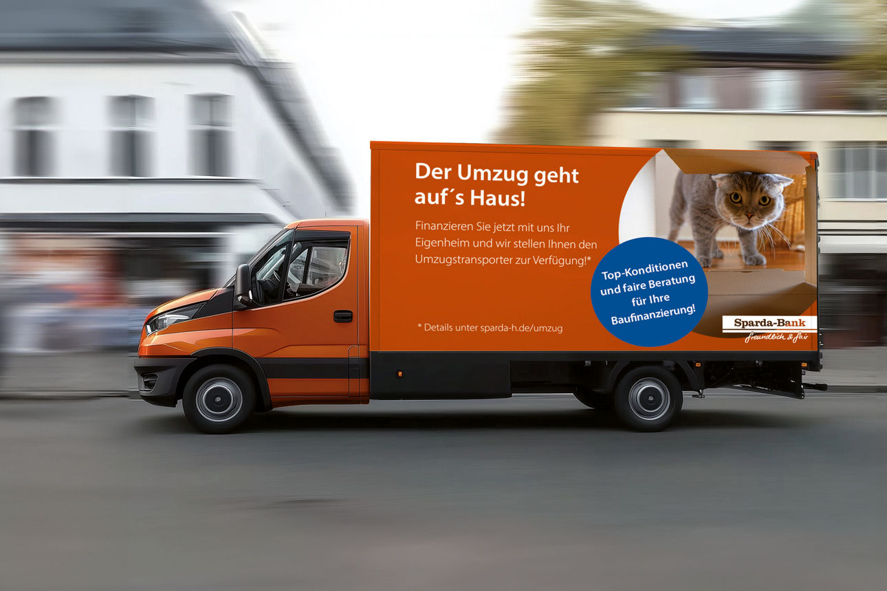 Umzugstransport von der Sparda-Bank Hannover