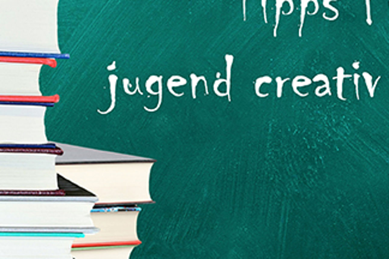 Eine grüne Tafel, die die Titel der weitere Unterseiten darstellt