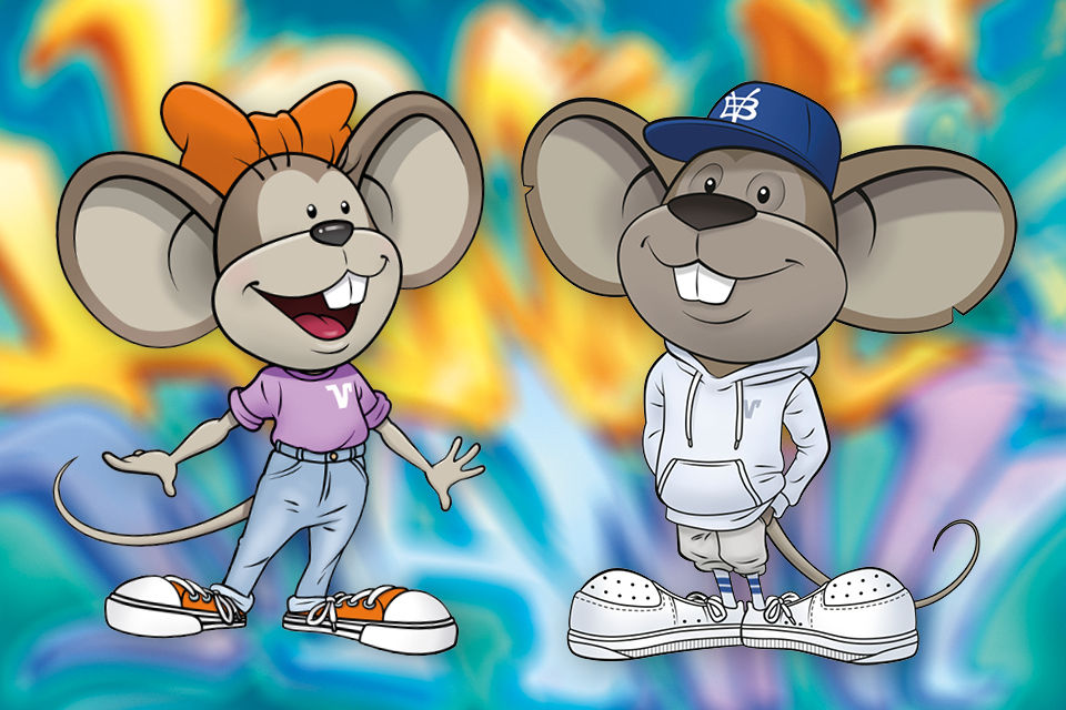 Hanni und Manni die Maskottchen