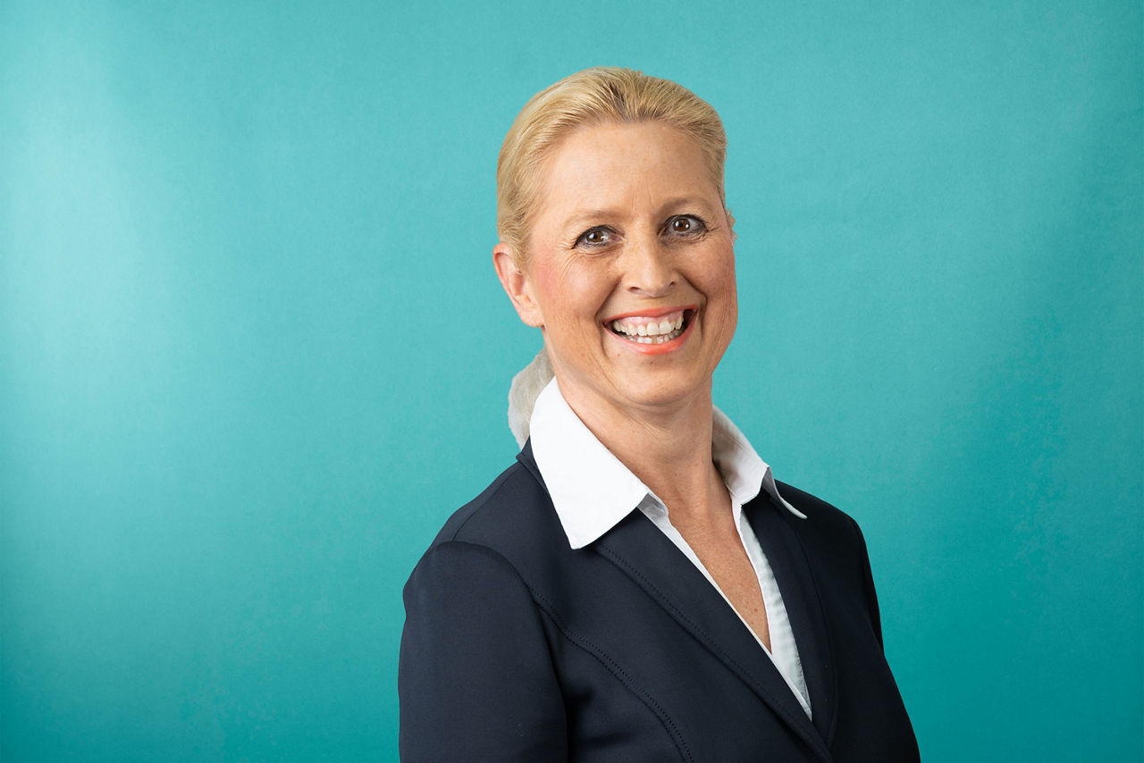 Porträt von Sabine Haas, Aufsichtsratsvorsitzende bei der VR RegionalBank