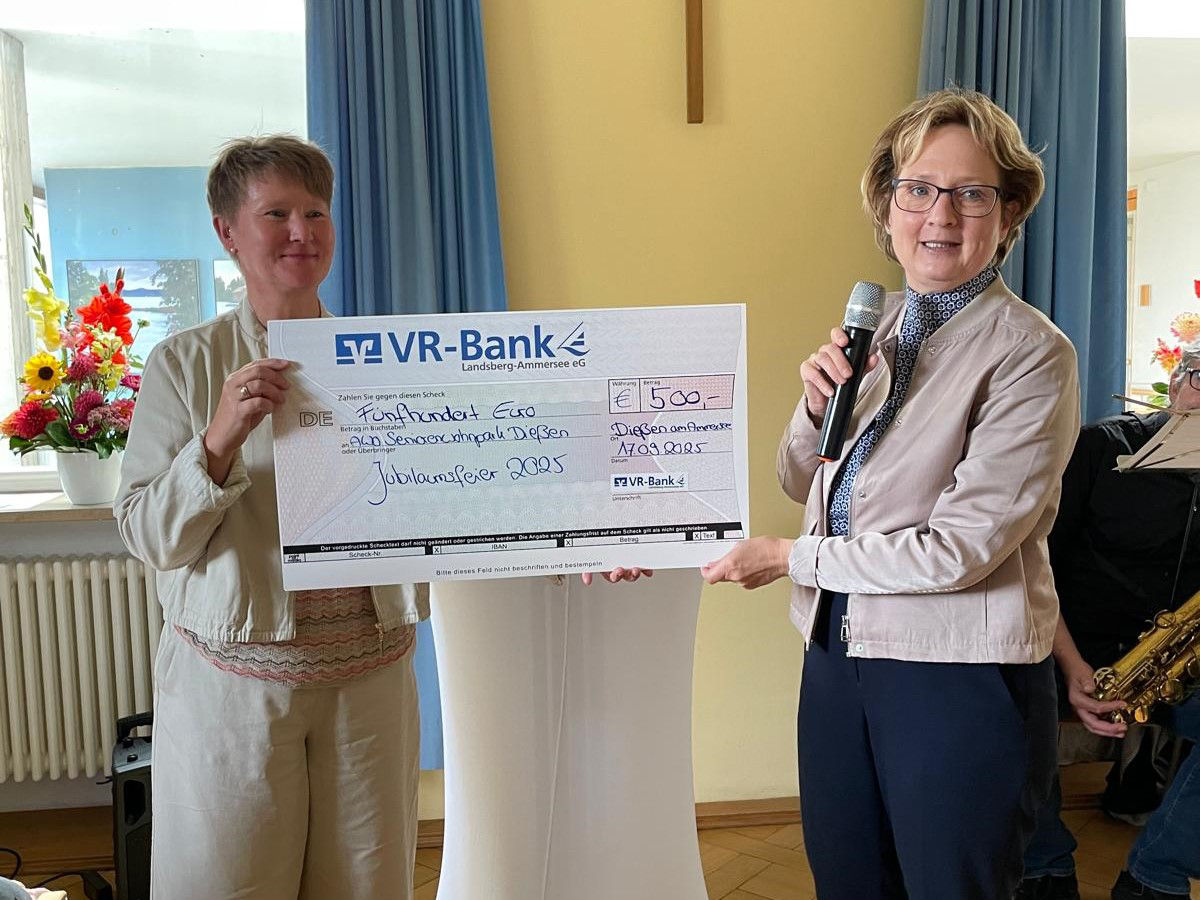 Wir gratulieren zum 25. Jubiläum der AWO Dießen