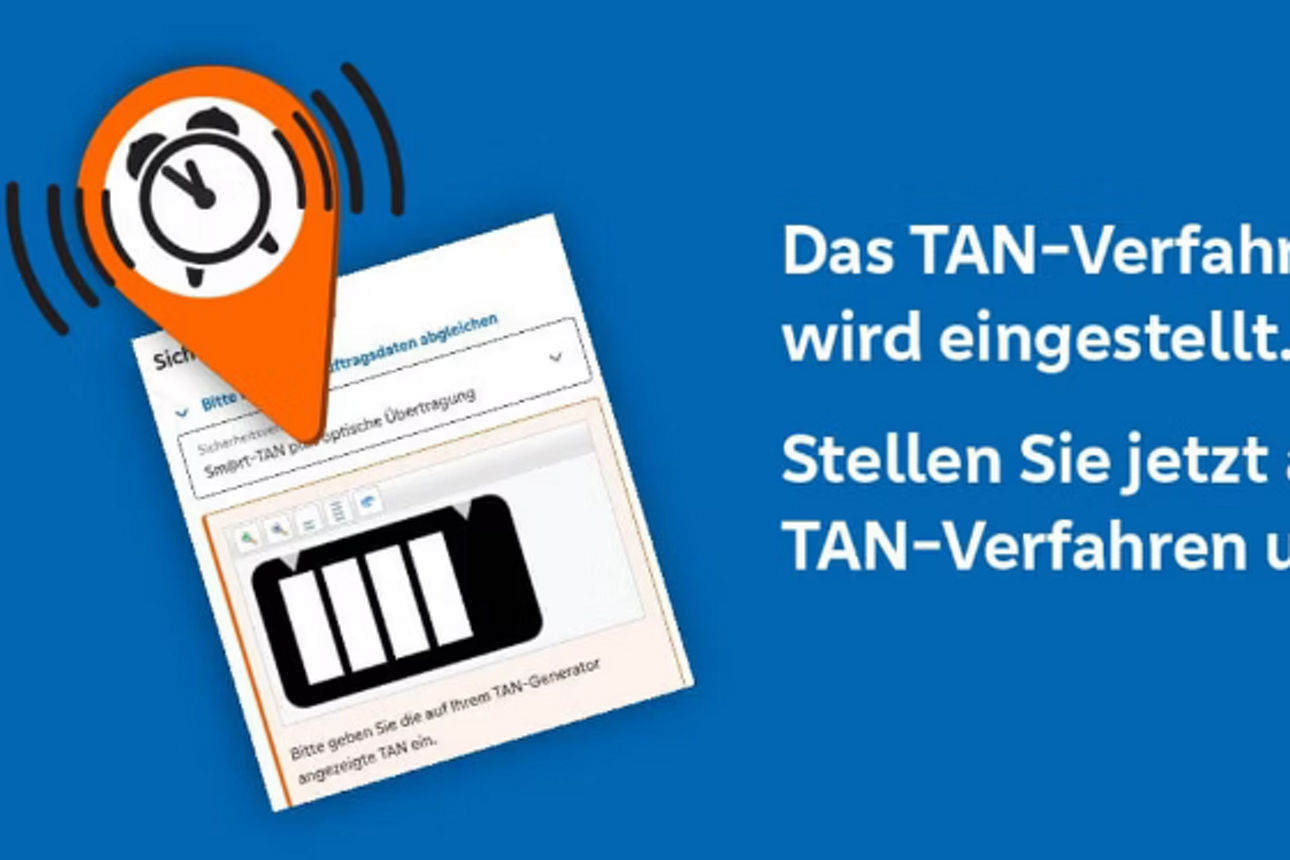 Abschaltung Sm@rt-TAN plus optisch