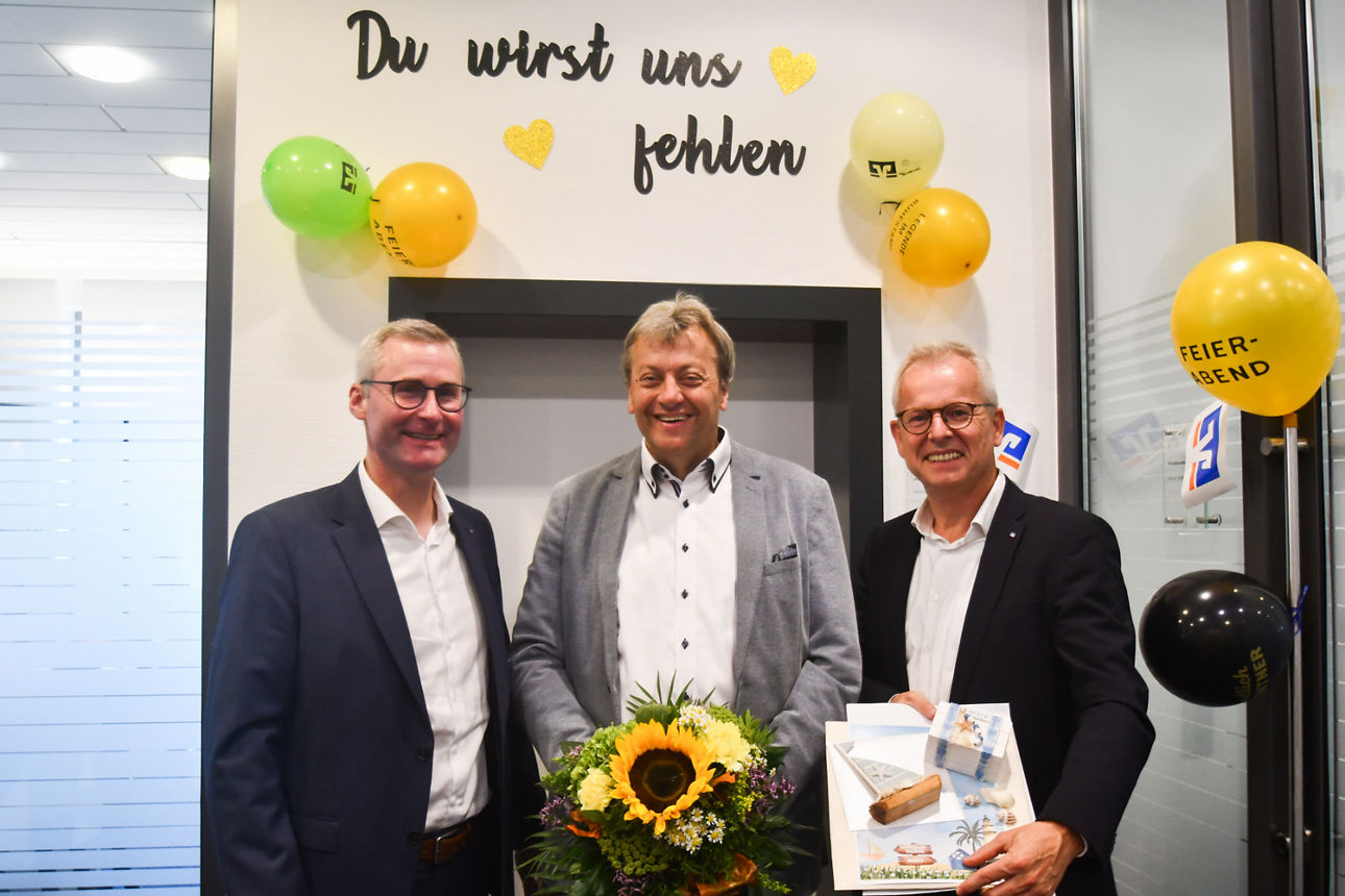 Herbert Hermes, Ludger Ebenthal und Dr. Martin Kühling