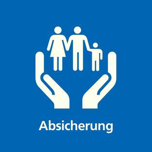 offene Hände mit Personen