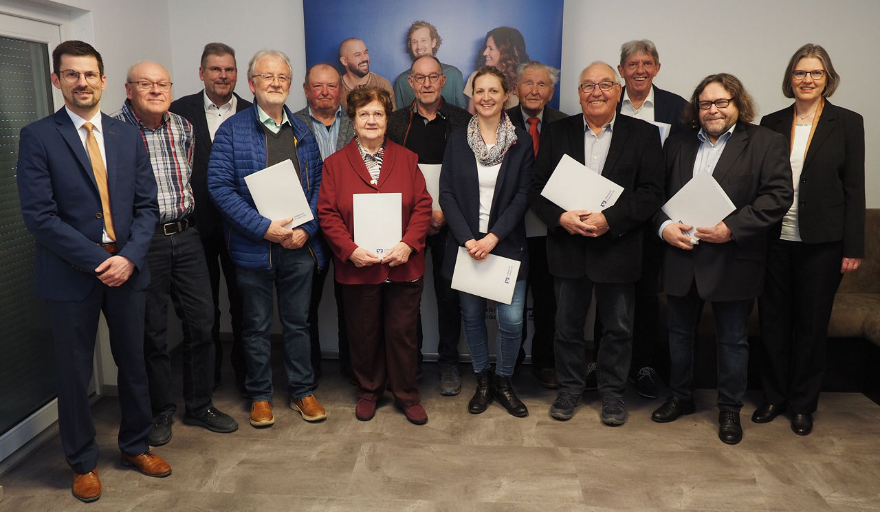 Ehrung der Mitglieder in Adelsheim