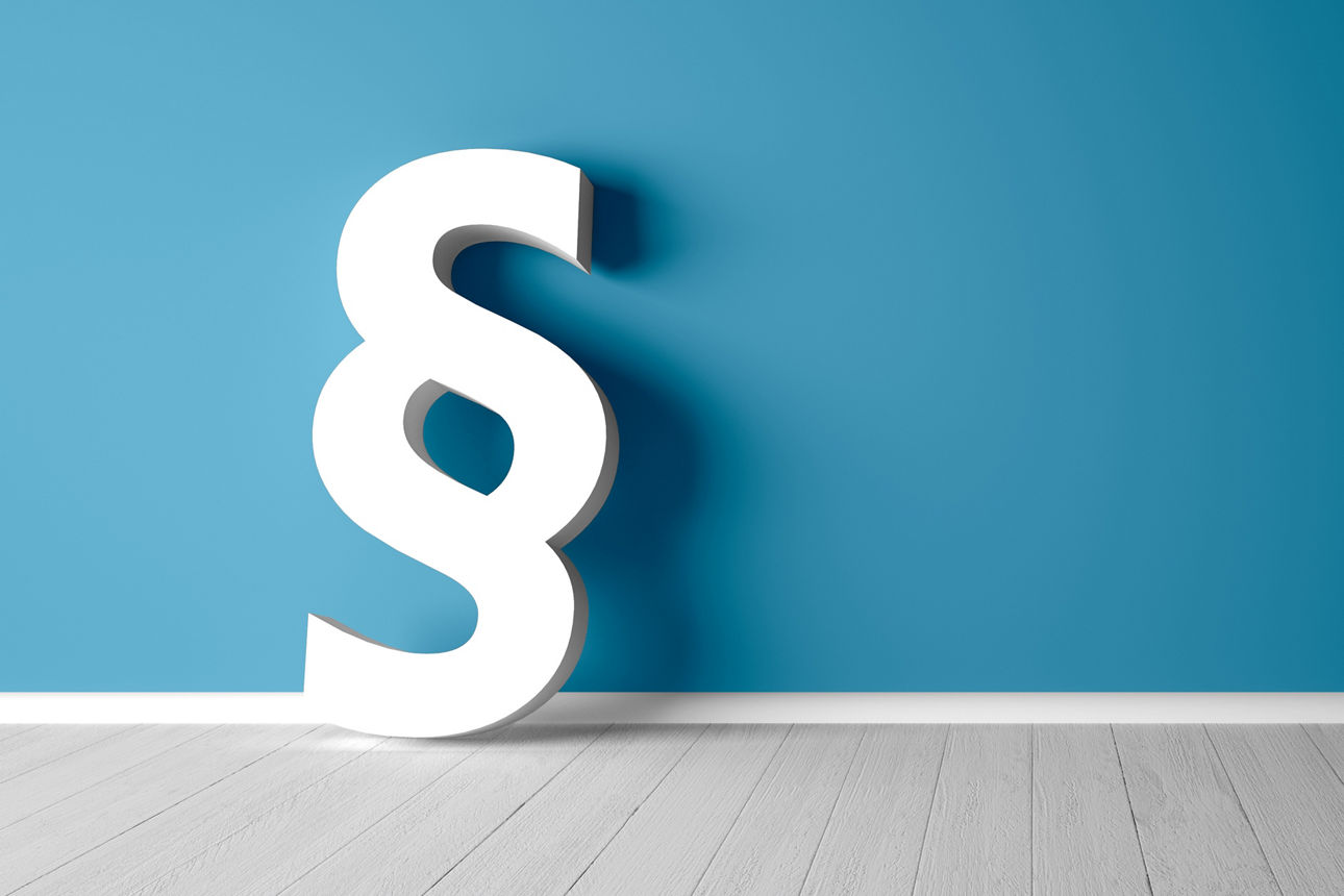 TestParagraphen-Zeichen