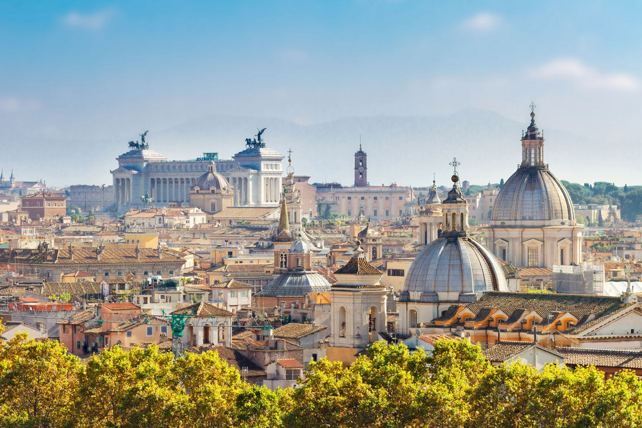 Una bellissima vista su Roma