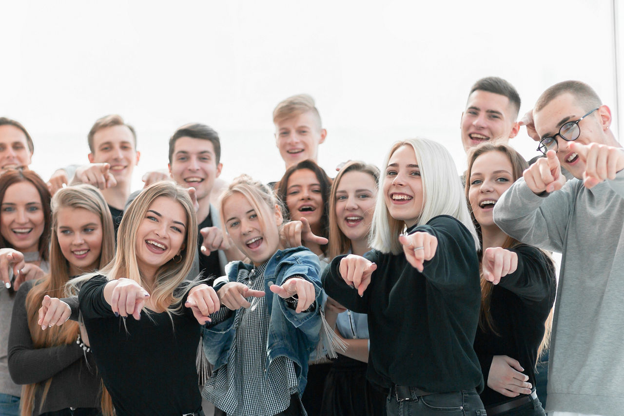Gruppe Jugendlicher