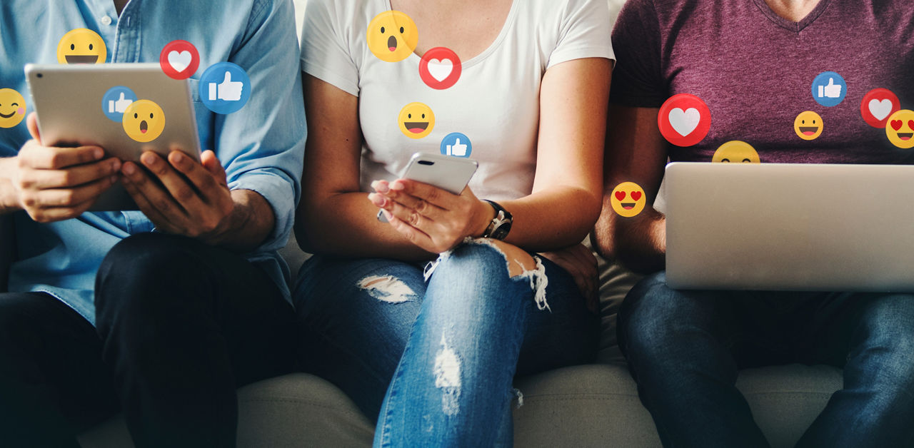 People watching a live streaming
