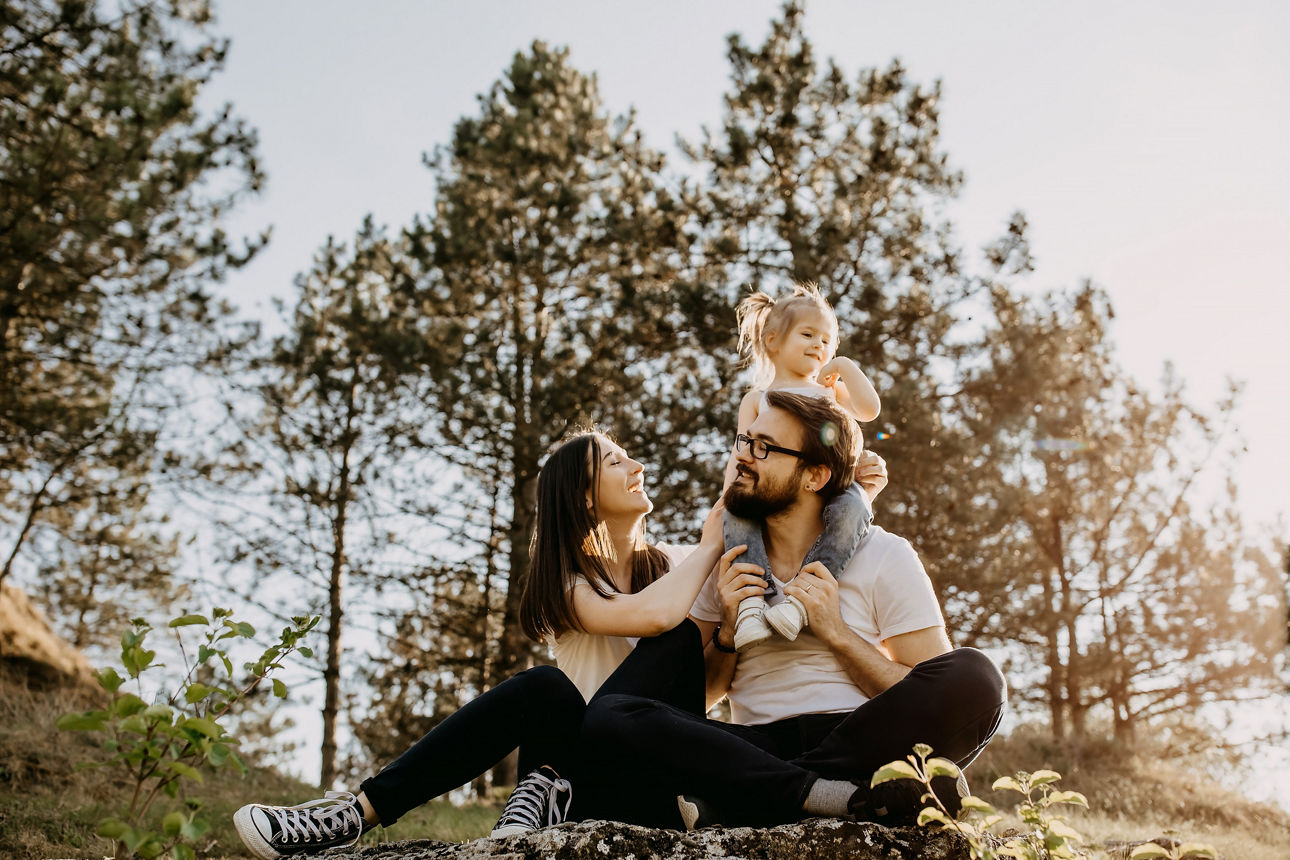 Familie sorgt vor