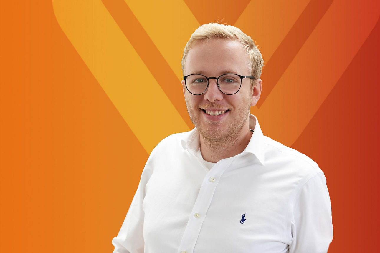 Porträt von Adrian Spangenberger - YoungFinance Berater bei der VR RegionalBank