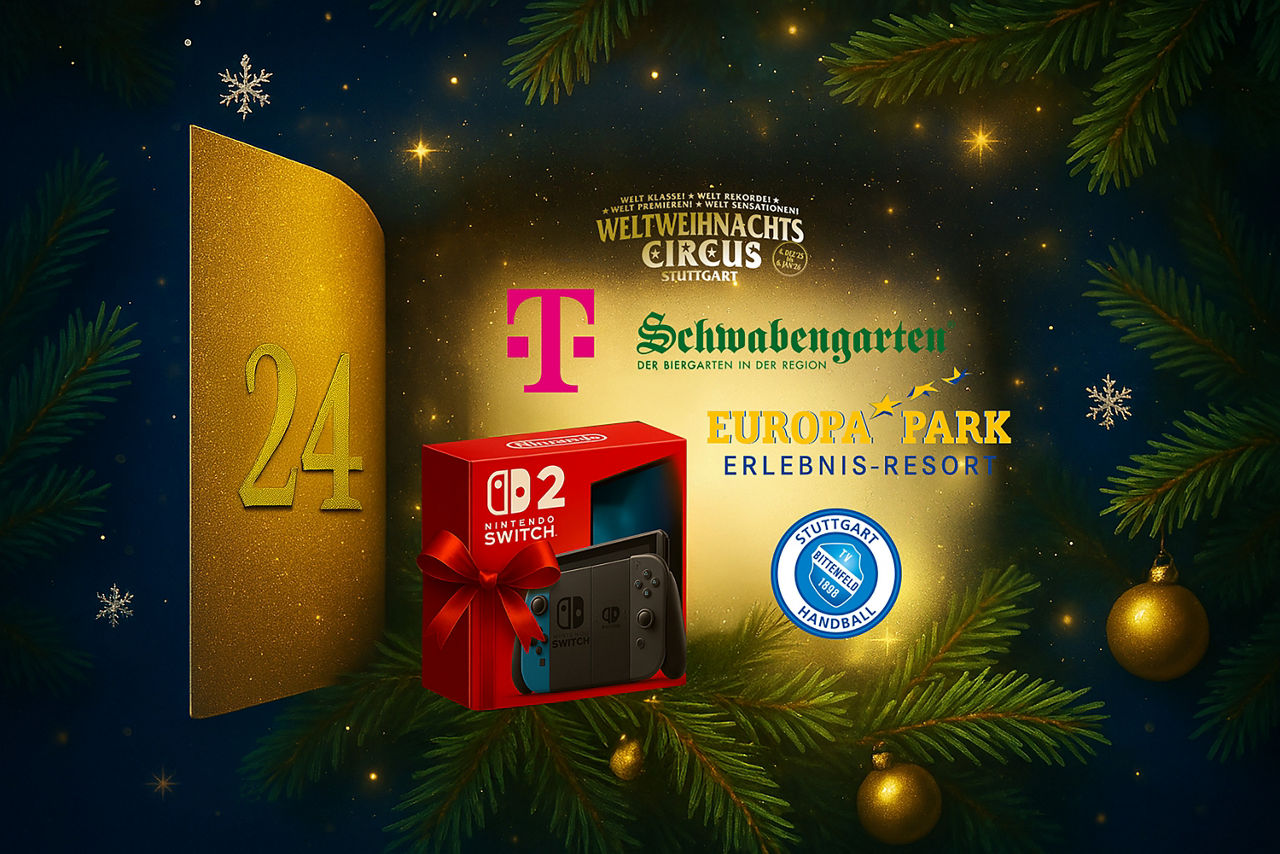 Weihnachtlicher Adventskalender mit tollen Gewinnen