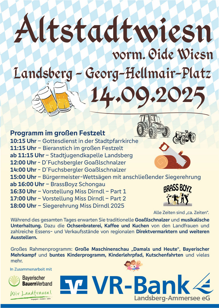 Programm Altstadtwiesn 2025