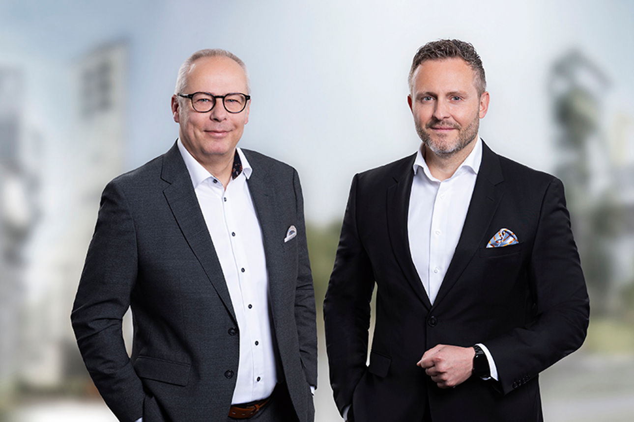 Andreas Große-Benne und Eduard Fuhrmann Bereichsleitung Firmenkunden