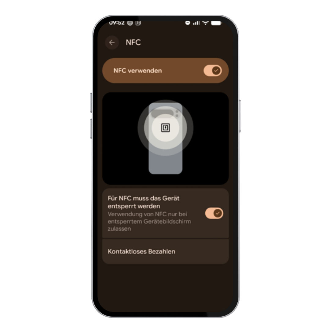 Screenshot beim Aktivierungsprozess der virtuellen girocrad in der VR Banking App.