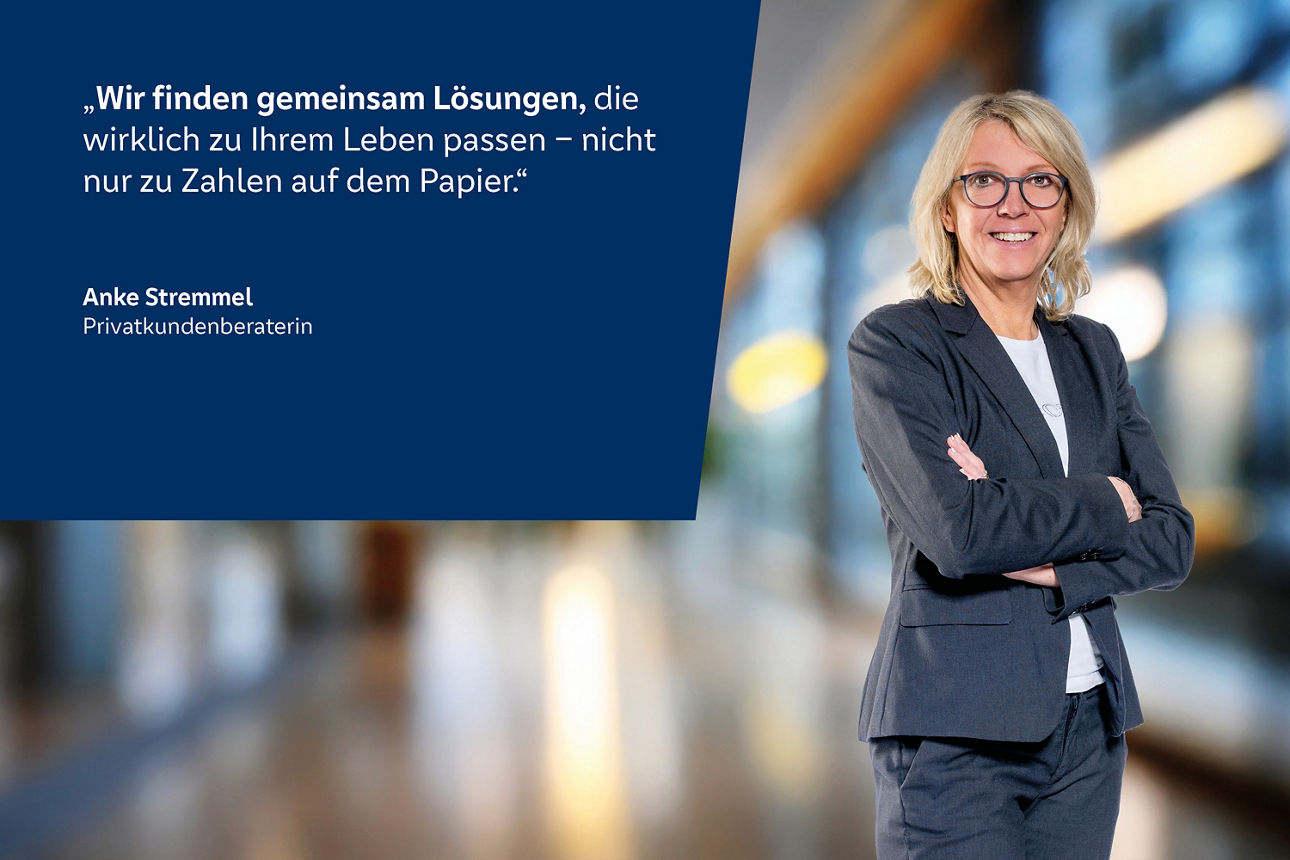 Anke Stremmel, Privatkundenberaterin