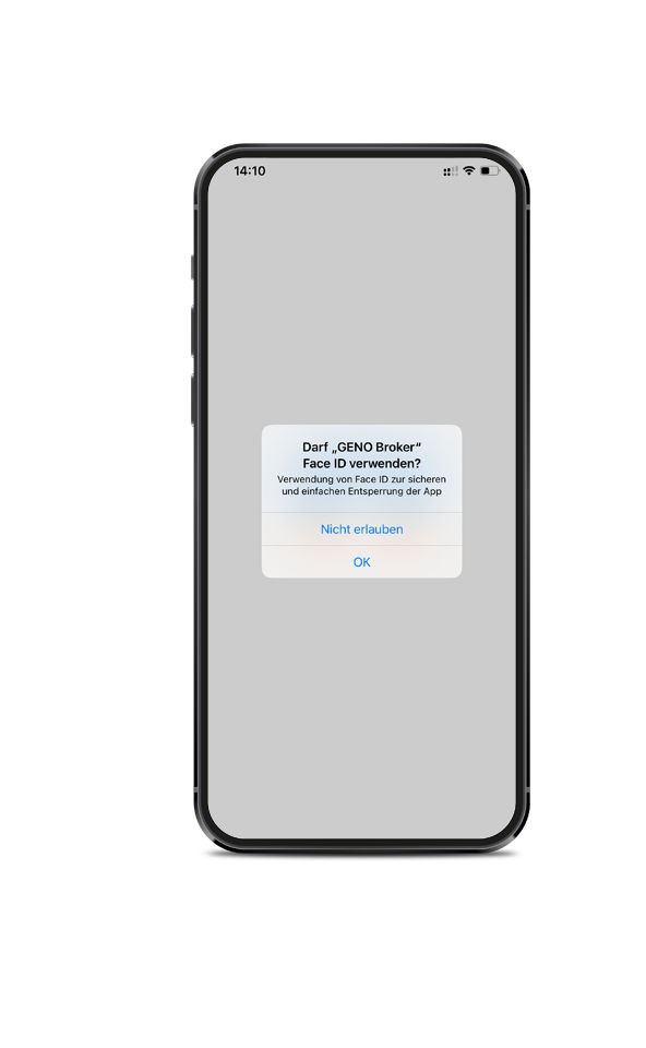 Biometrie bestätigen