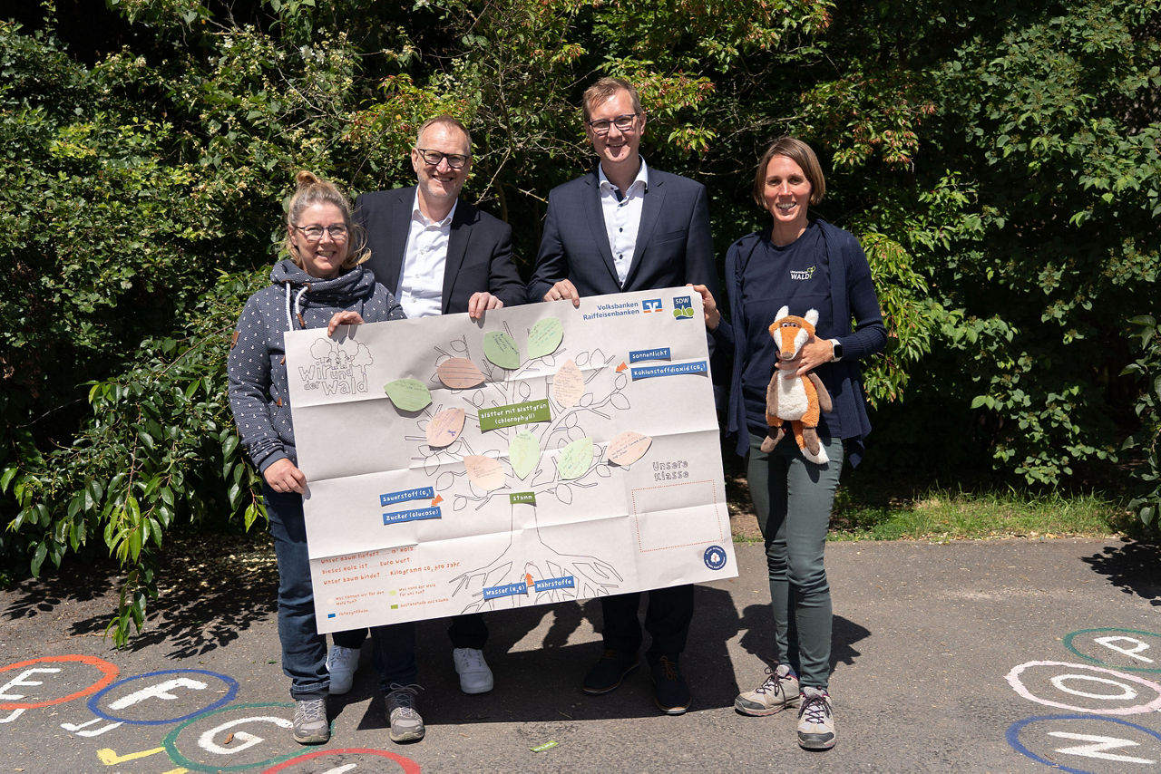 Anne Hluchy, Wolfgang Kohn, Thorsten Erlwein und Katharina Winter