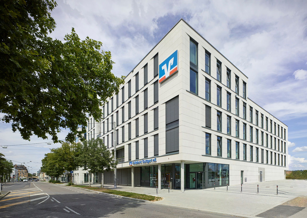 Der Firmensitz der Volksbank Stuttgart Immobilien GmbH
