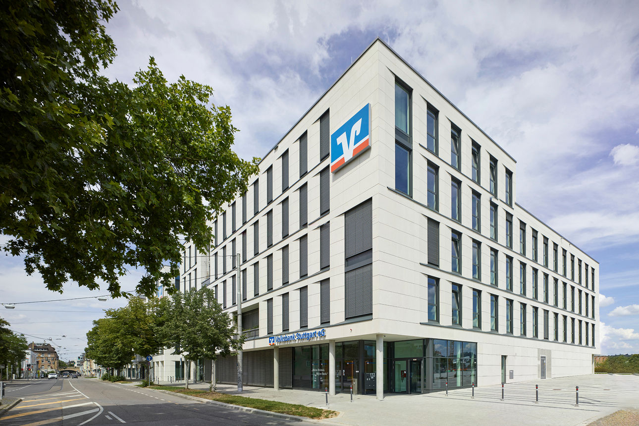Der Firmensitz der Volksbank Stuttgart Immobilien GmbH