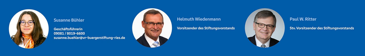 Ansprechpartner VR-Bürgerstiftung