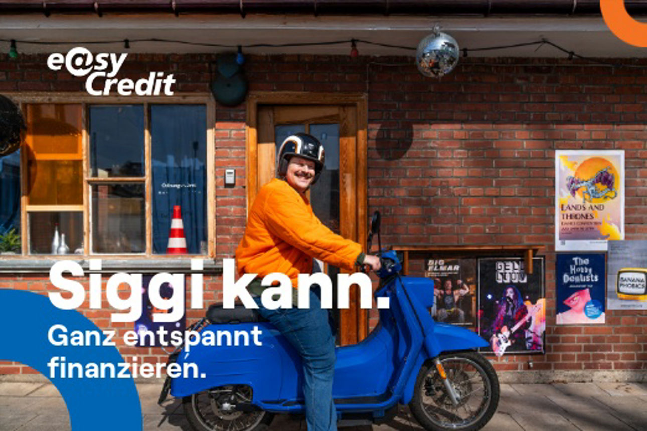 Siggi auf dem Roller