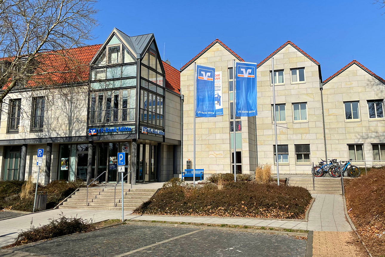 Bankgebäude von außen