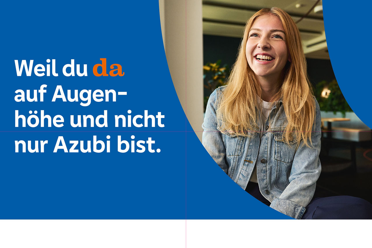 Weil du da auf Augenhöhe und nicht nur Azubi bist. 