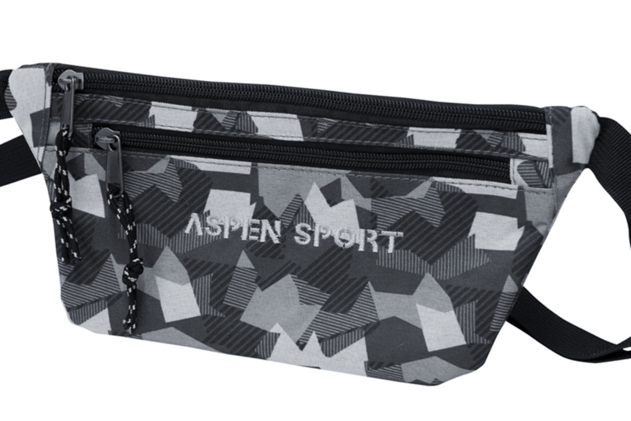Bauchtasche mit grauem Muster