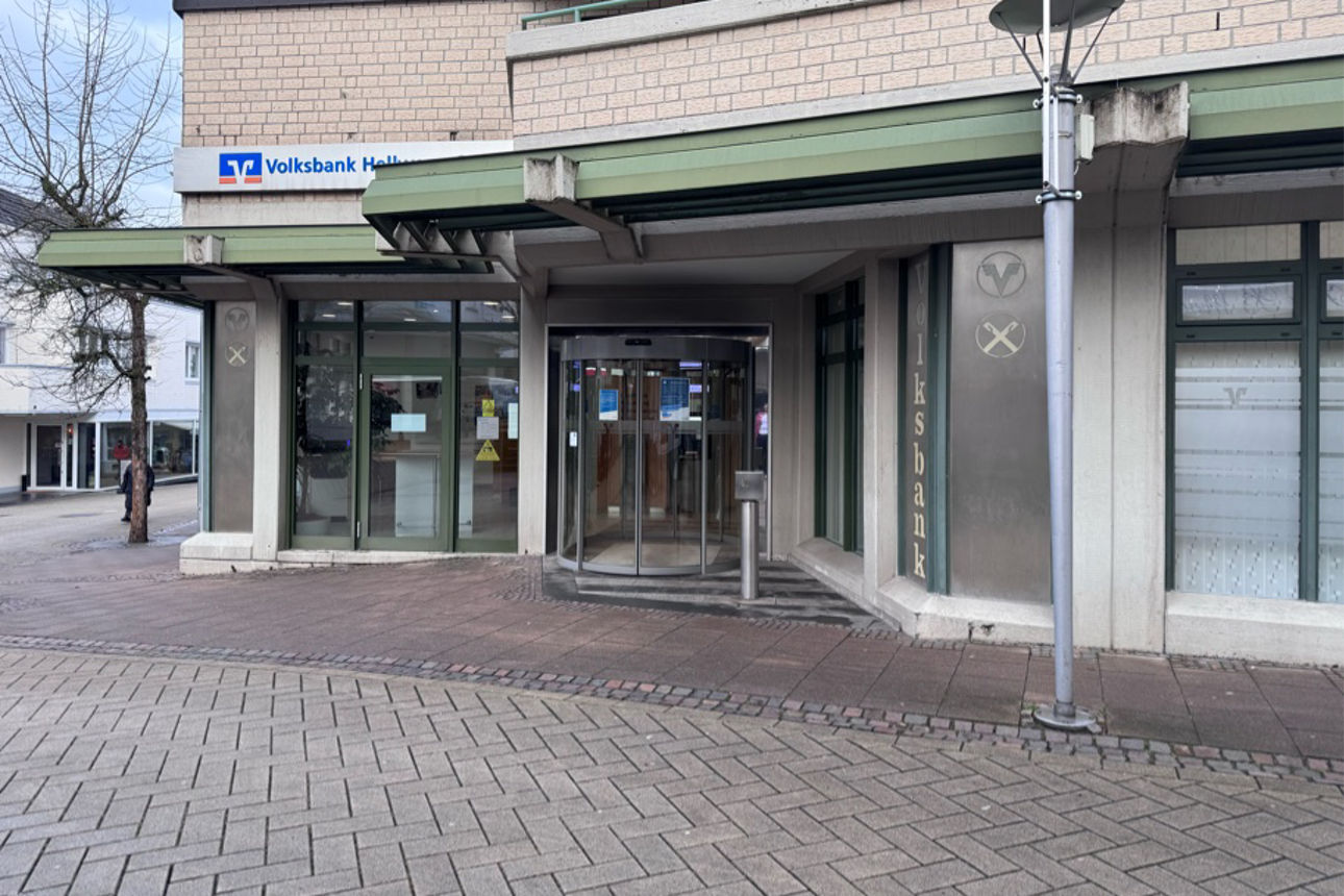 Außenbereich der Filiale in Bad Sassendorf