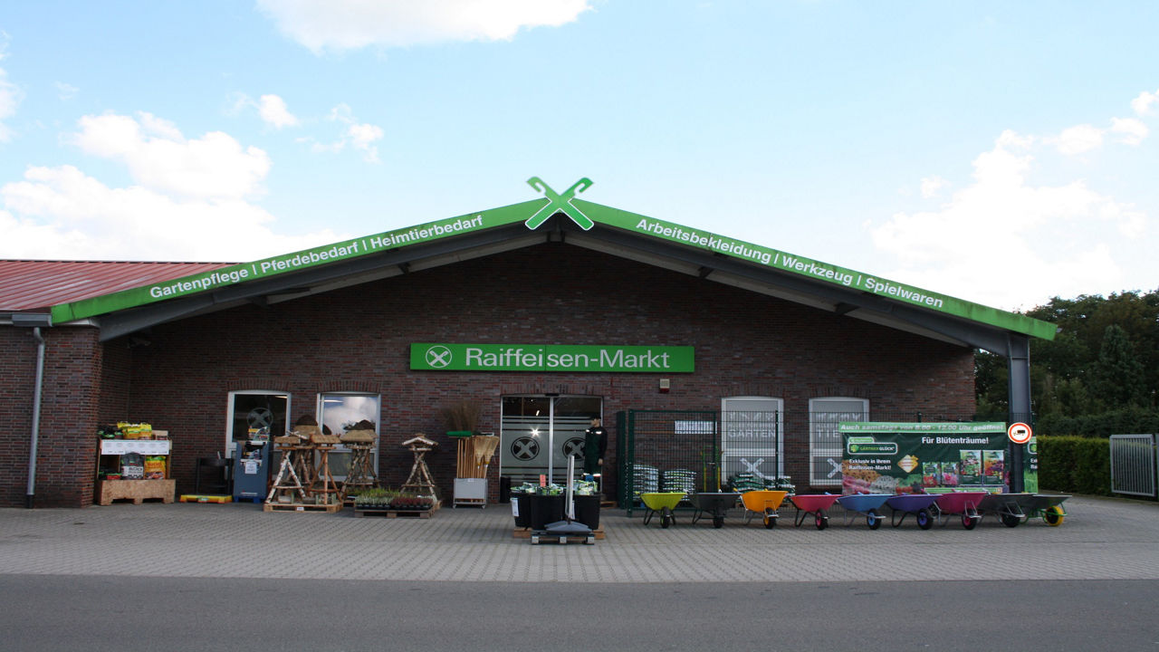 Außenansicht Warenabteilung