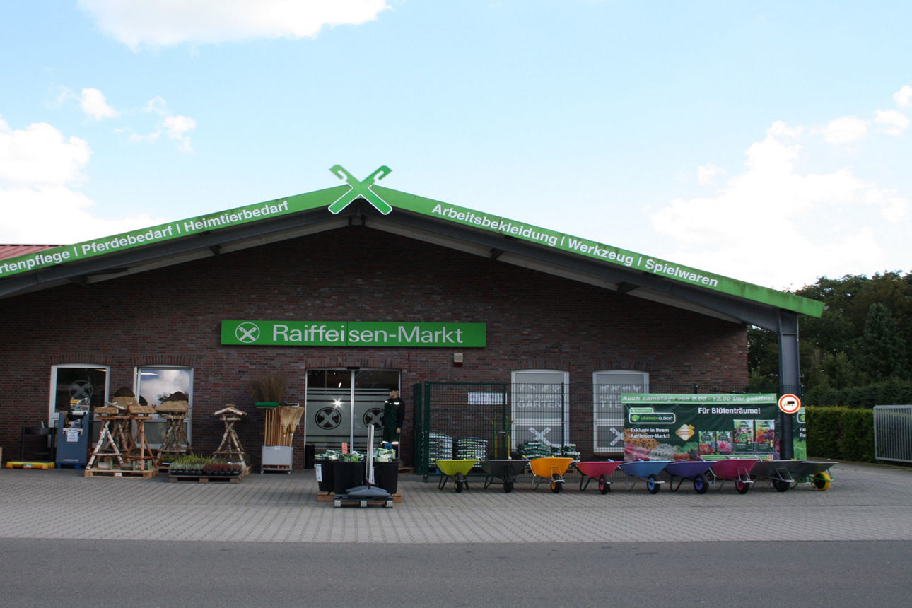 Außenansicht Warenabteilung