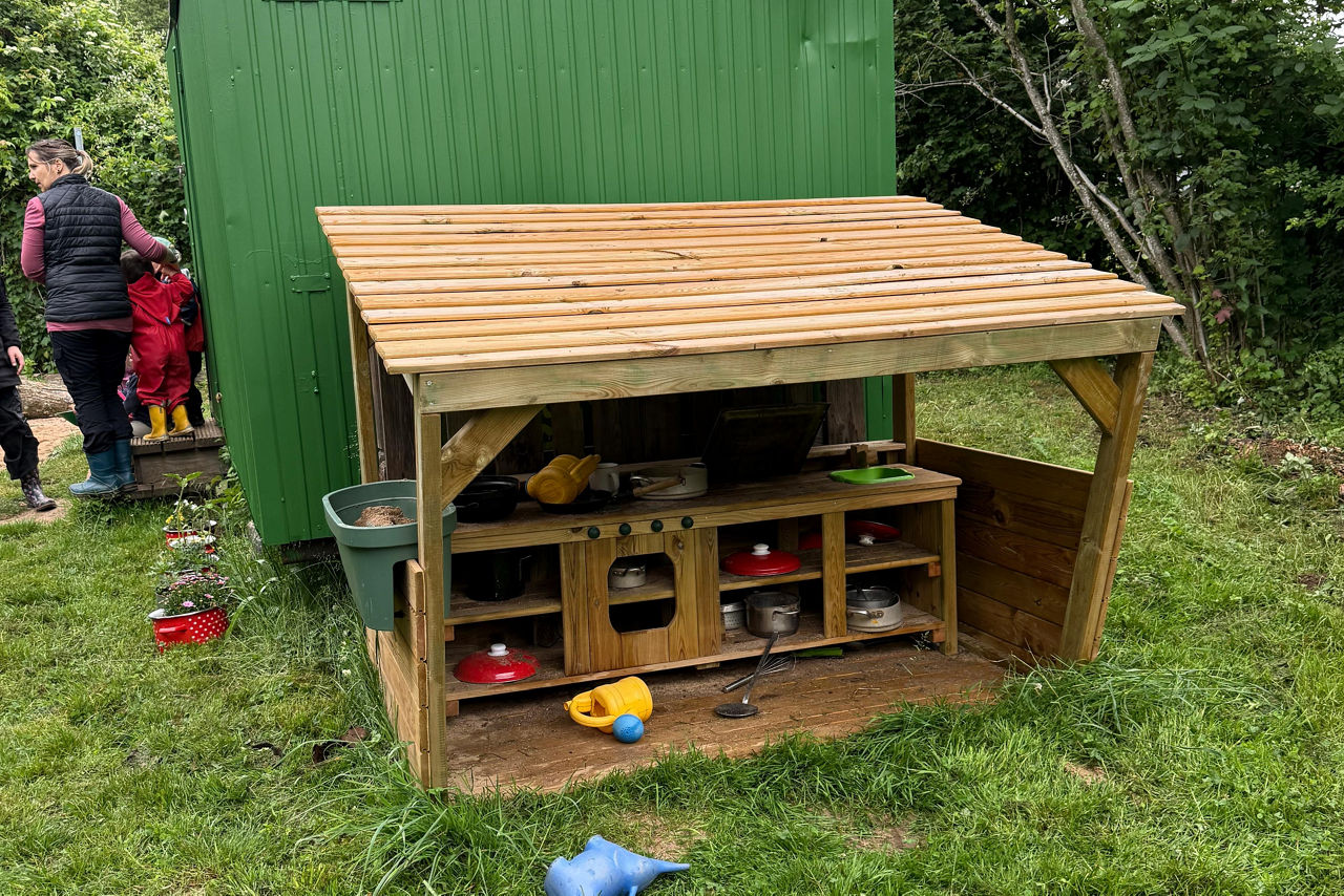 Außenküche Naturschule Aggerbogen