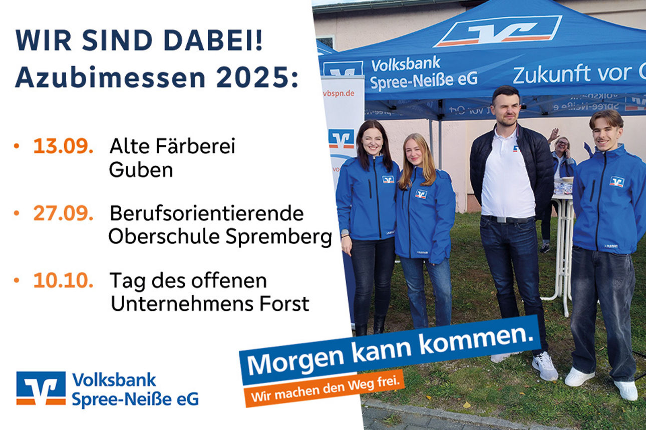 Termine für die Azubimessen 2025
