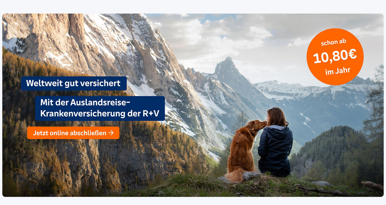 Auslandsreise-Krankenversicherung online abschließen