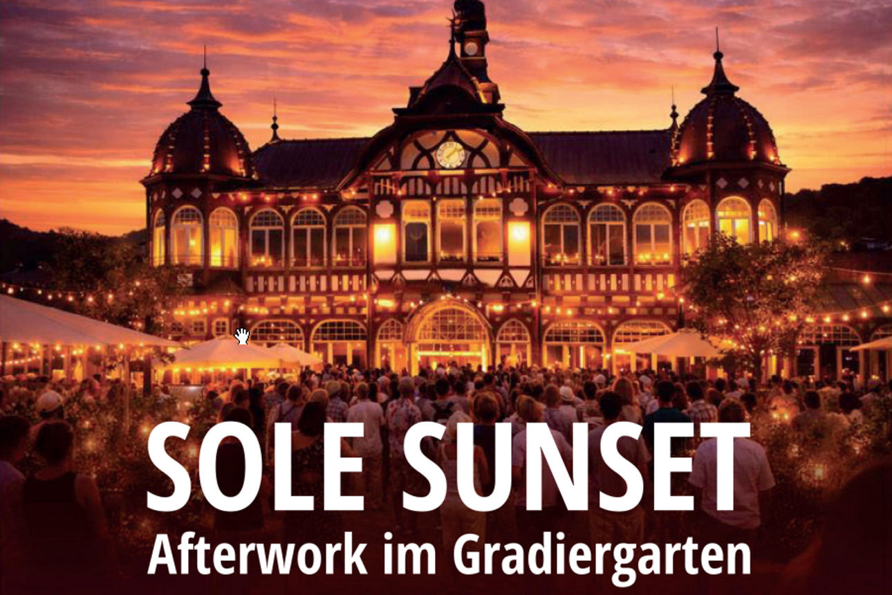 Solesunset im Gradierwerk