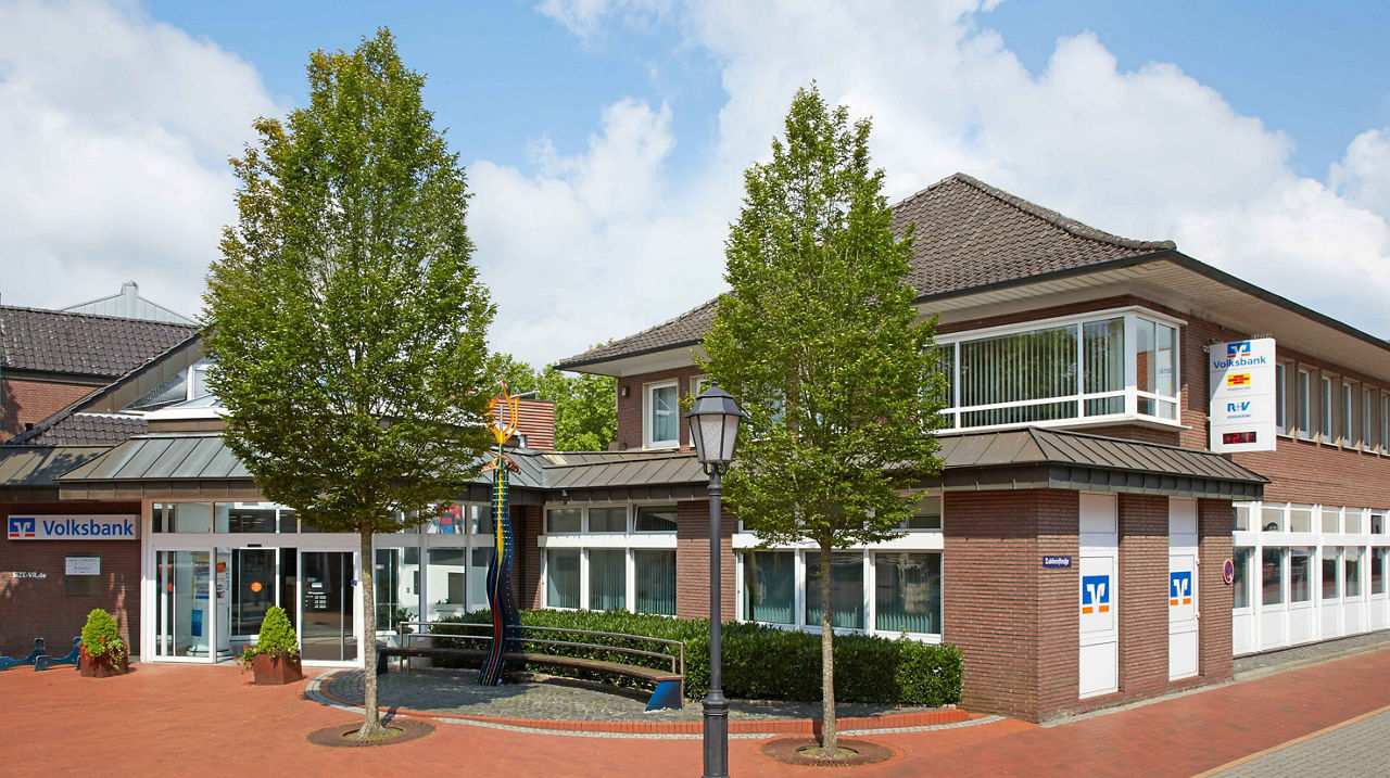 Außenansicht Bankgebäude in Löningen