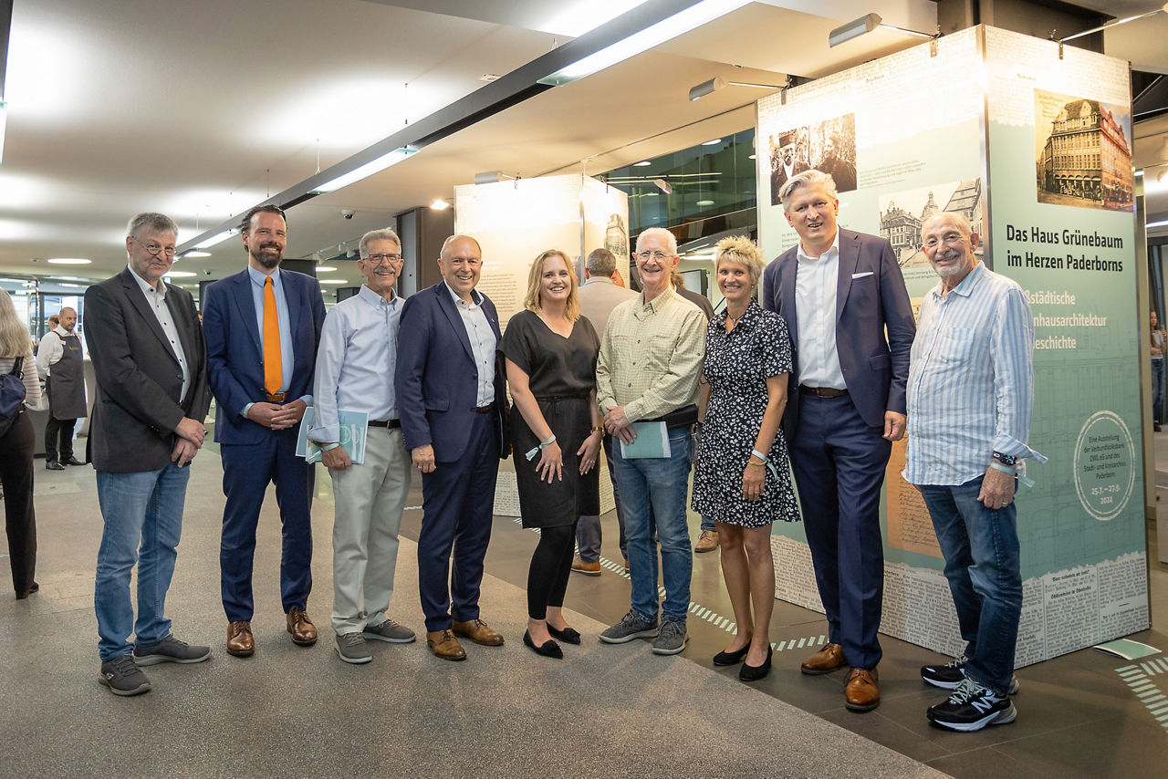 Ausstellungseröffnung zum Haus Grünebaum  