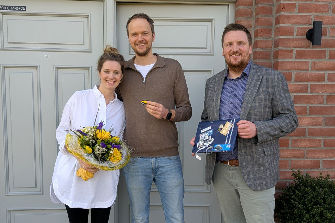 Gewinnübergabe Jan Feldhaus