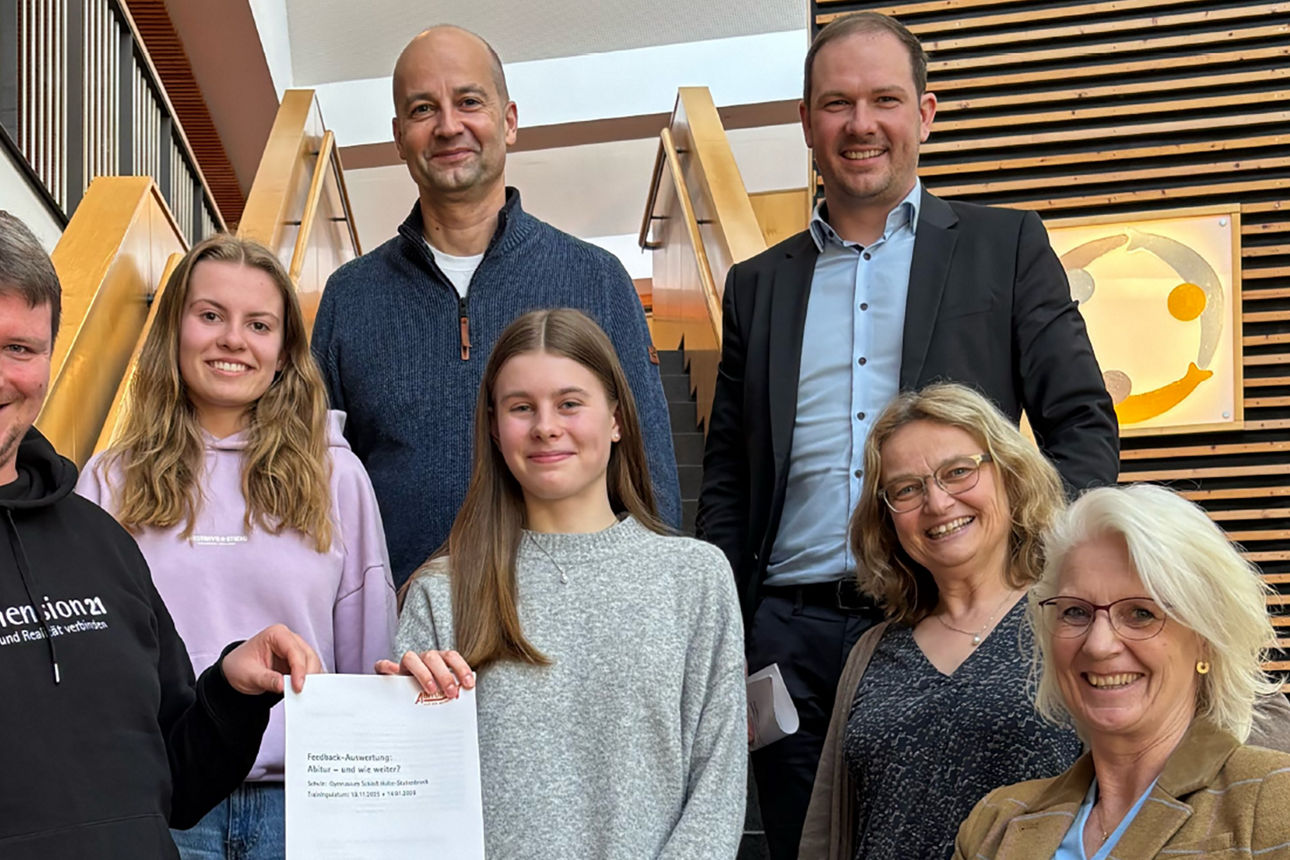 Gruppenbild - Projekt „Abitur und wie weiter“ 