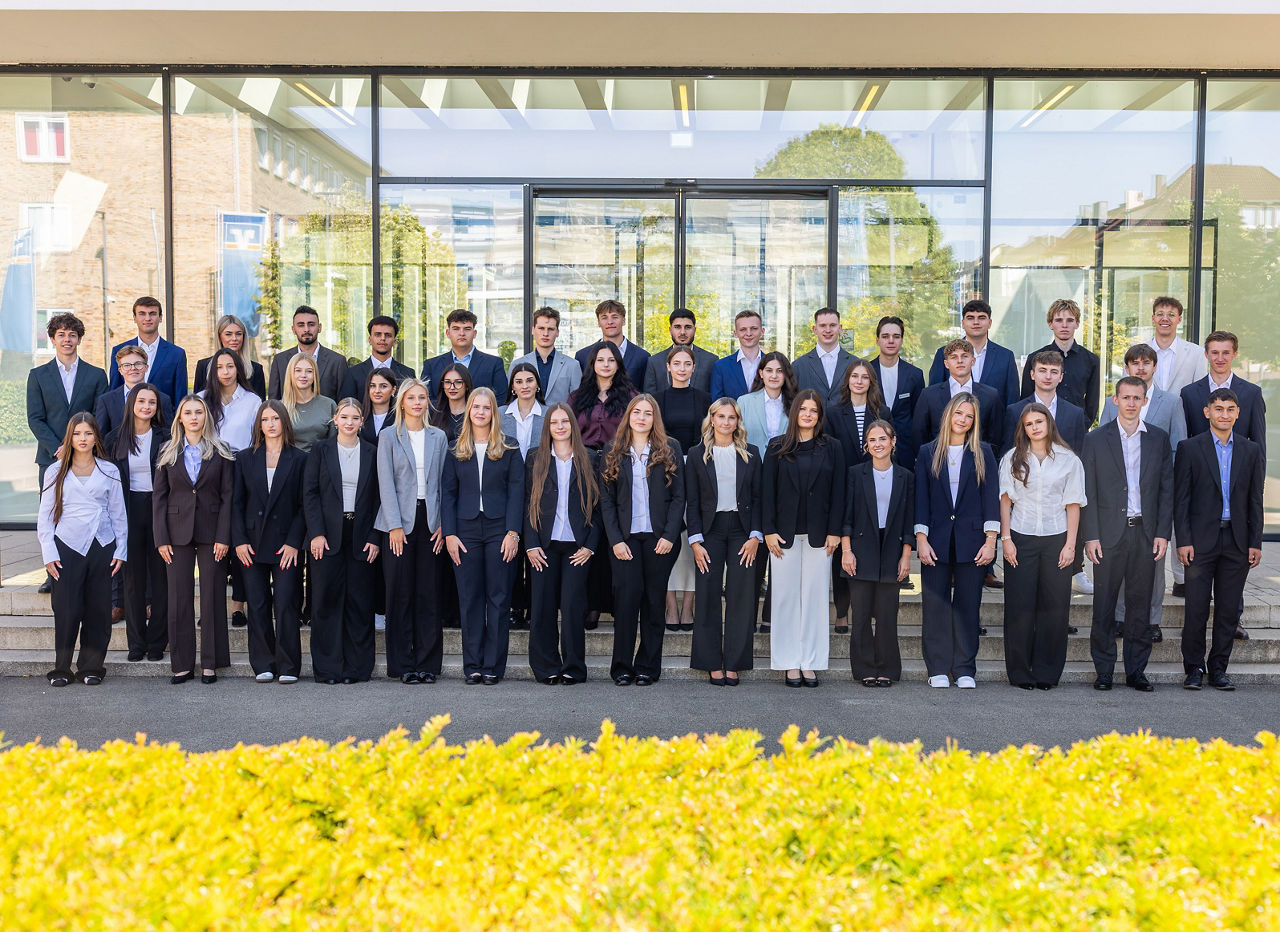 Gruppenfoto der Azubis