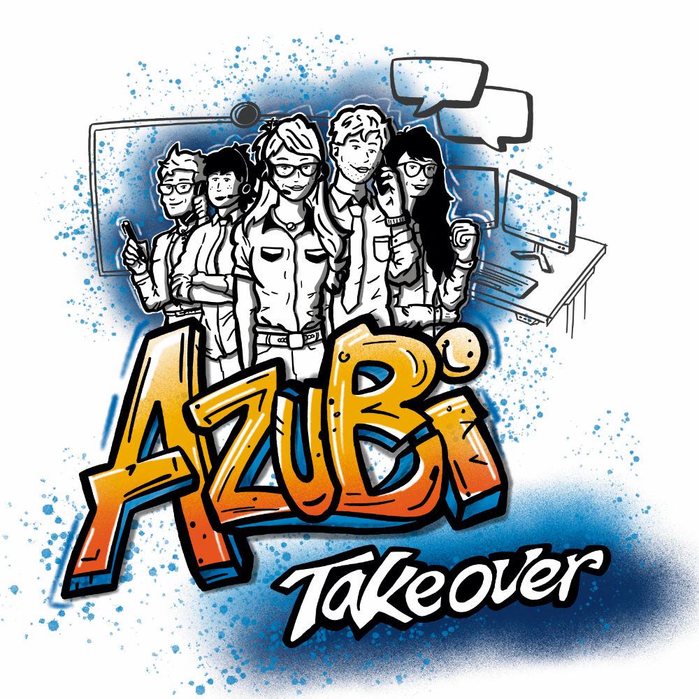 Azubi Takeover Graffiti