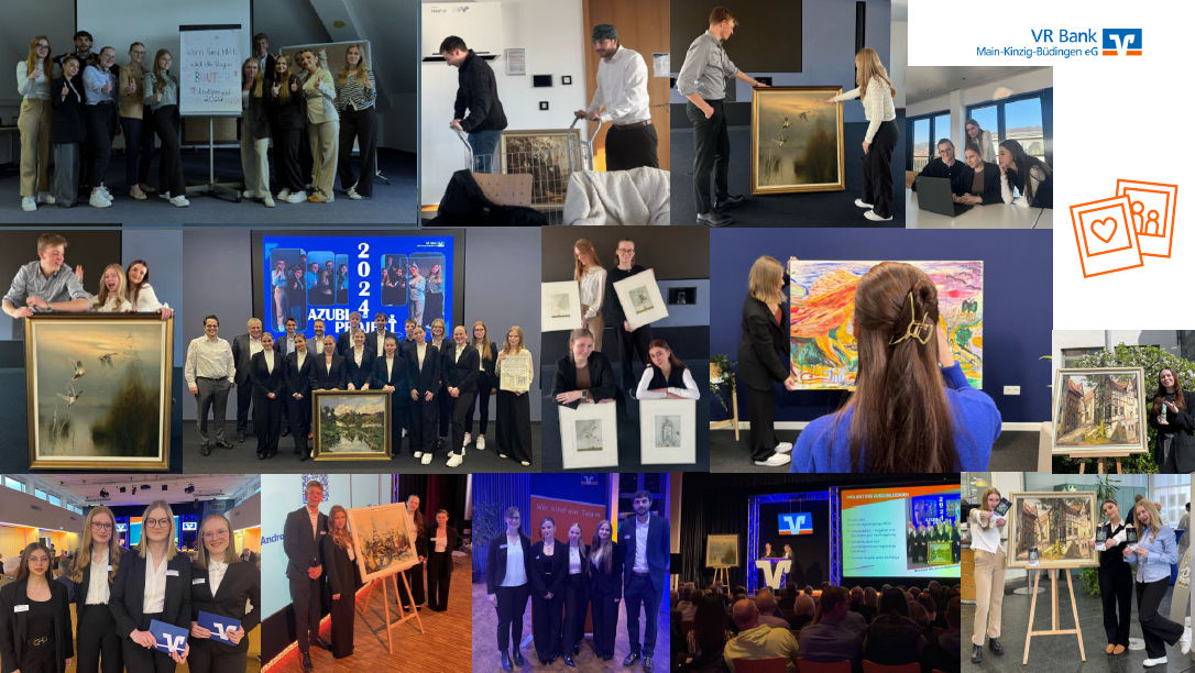 Eine Collage aus verschiedenen Bilder, die die Auszubildenden während ihres Projektes aufgenommen haben. 