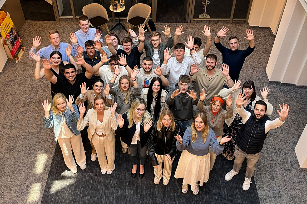 Gruppenfoto Azubifeier 2025