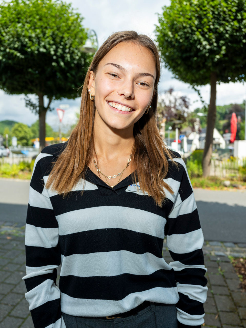 Azubi Kim Fischer zu sehen