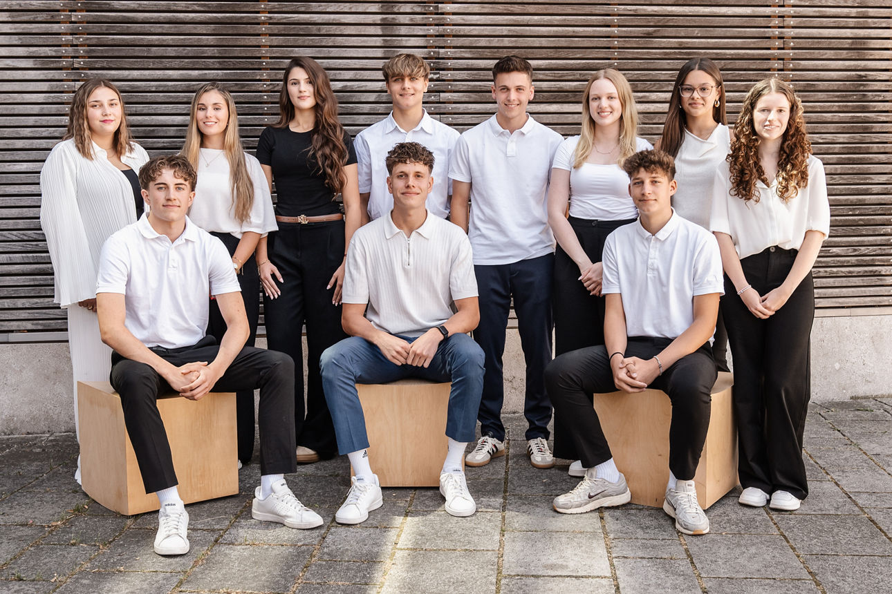 Auszubildende Gruppenfoto