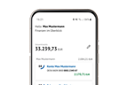 Screenshot Multibanking in der BBBank-BankingApp