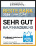 Siegel Beste Bank vor Ort Baufinanzierung 2026